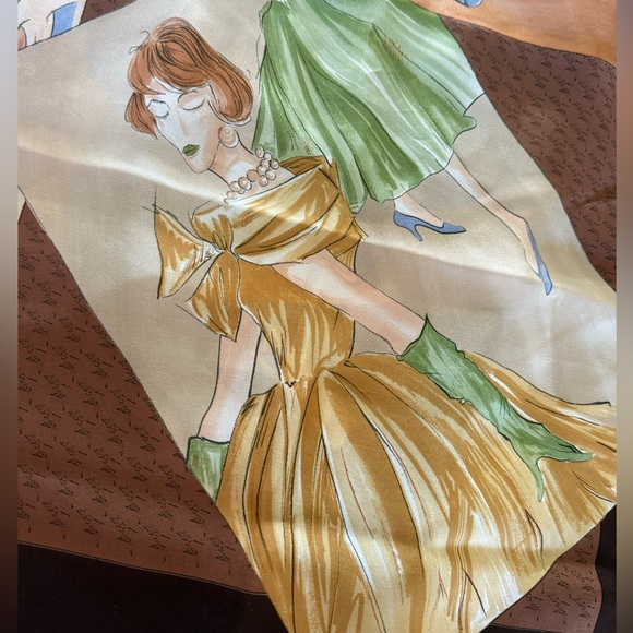 Bally vintage multicolor square print 100% silk scarf vintage EUC - Picture 8 of 15